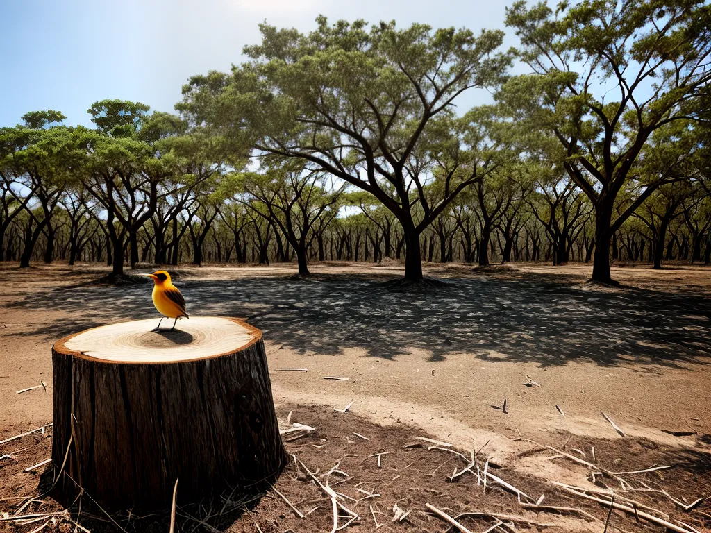 O impacto da destruição dos habitats naturais das aves